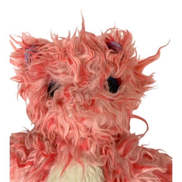 Moose Toys Plush Pink Fuzzy Furry Scruff 10 in Tall 2018 YKJ19 Stuffed Animal To - Picture 4 of 7